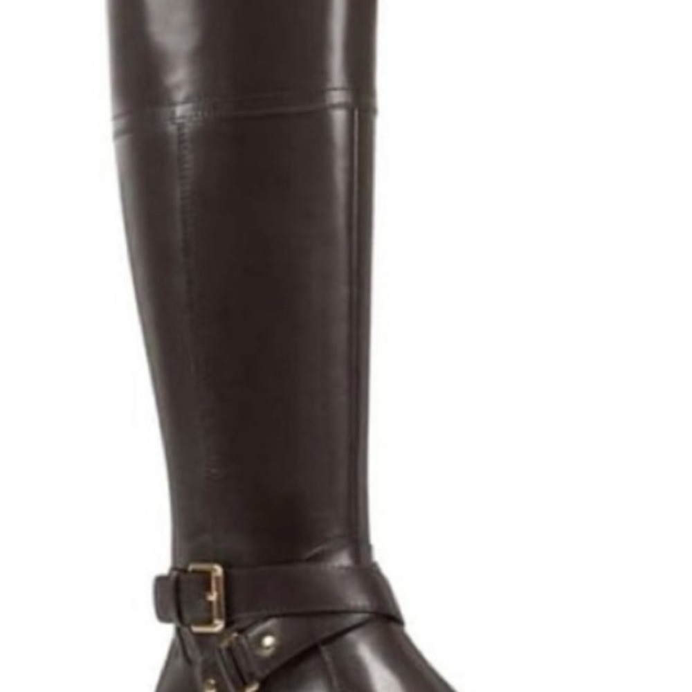 Bandolino Jiman dark Brown Leather Tall Boot size 8